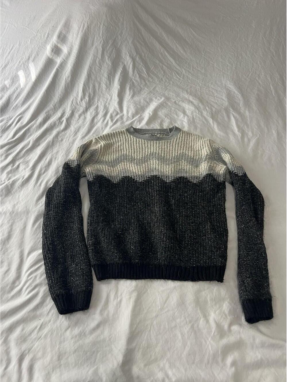 ASOS Oversized Sweater Womens Cream Crewneck   Size Small 130
